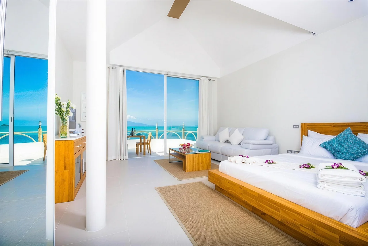 Inside a suite at B1 Beachfront Apartments